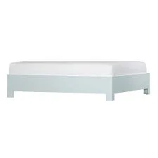 David Francis Infinity Blue Painted Wood Bed