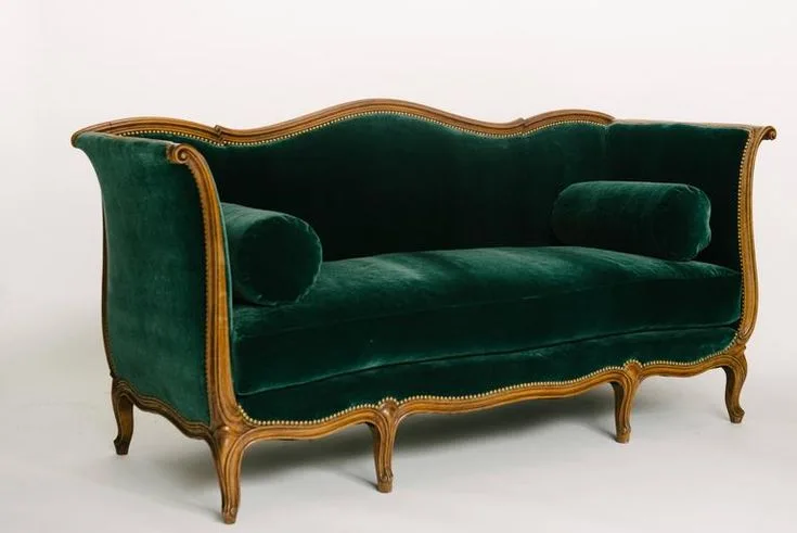 Louis XV Style Upholstered Settee