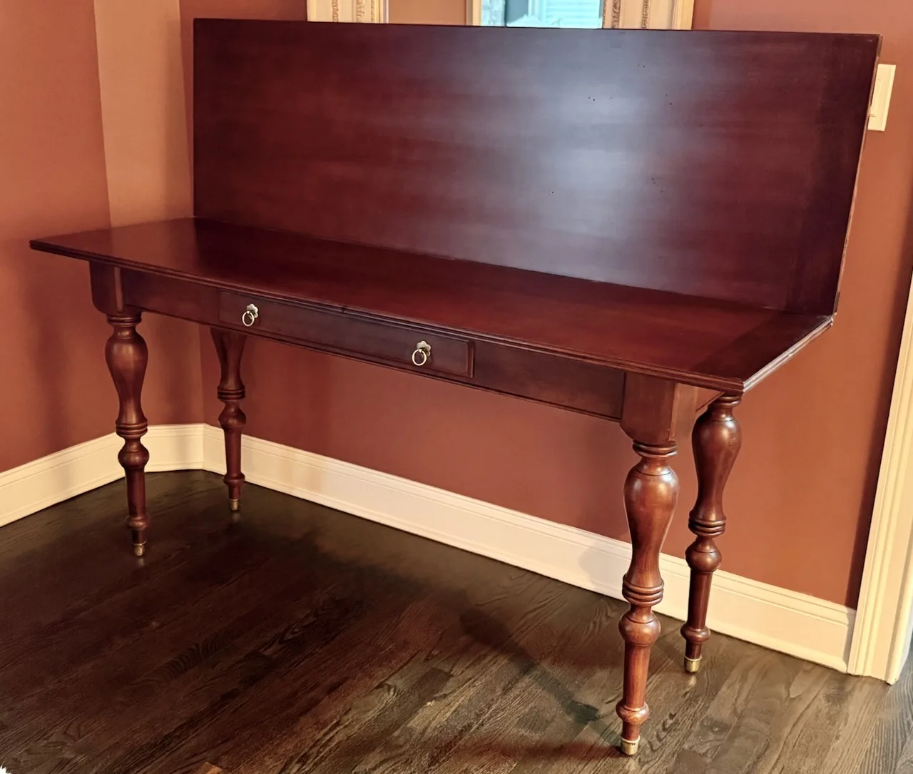 Traditional Rectangular Wood Console Table