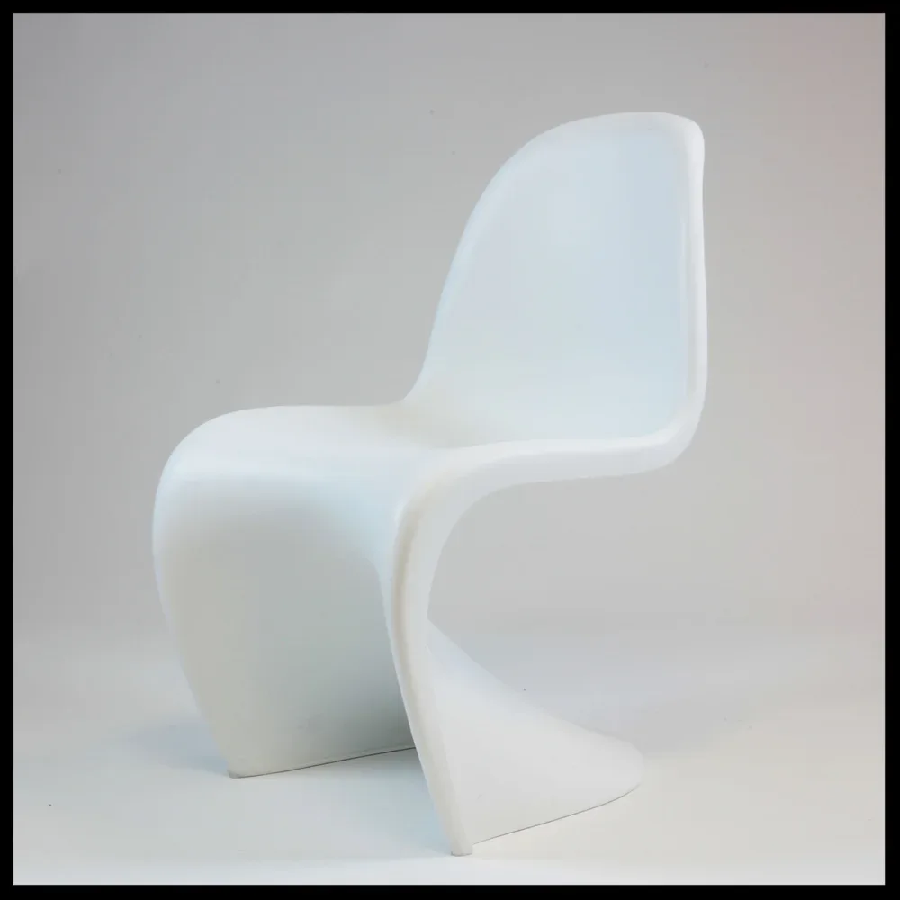 Panton White Cantilever Side Chair