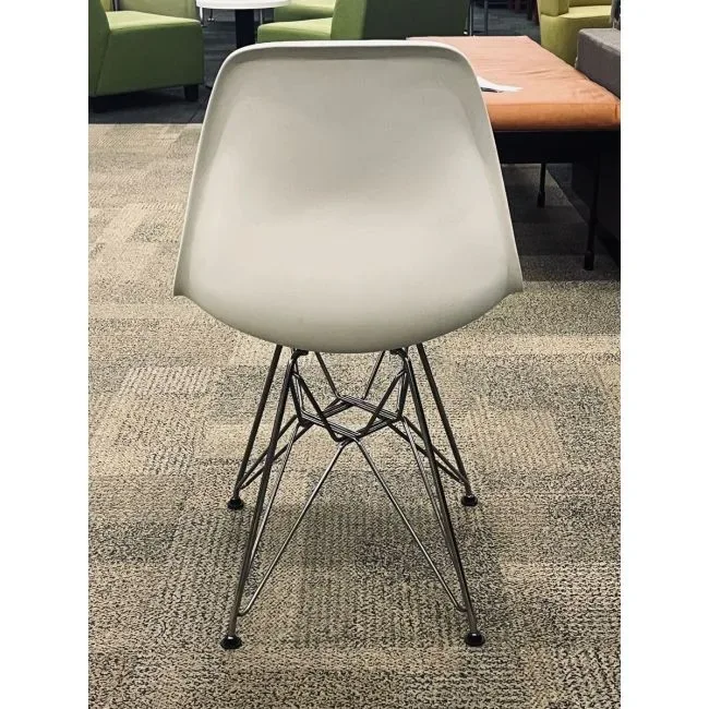 White Molded Shell Chair