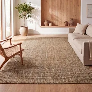 Solid Natural Area Rug