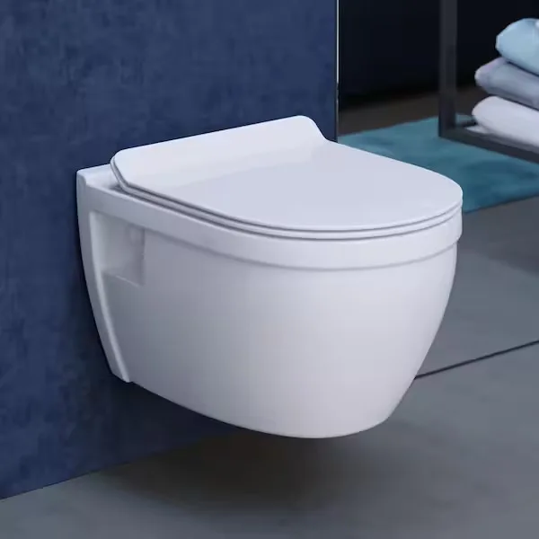 Swiss Madison Ivy White Wall Mounted Toilet