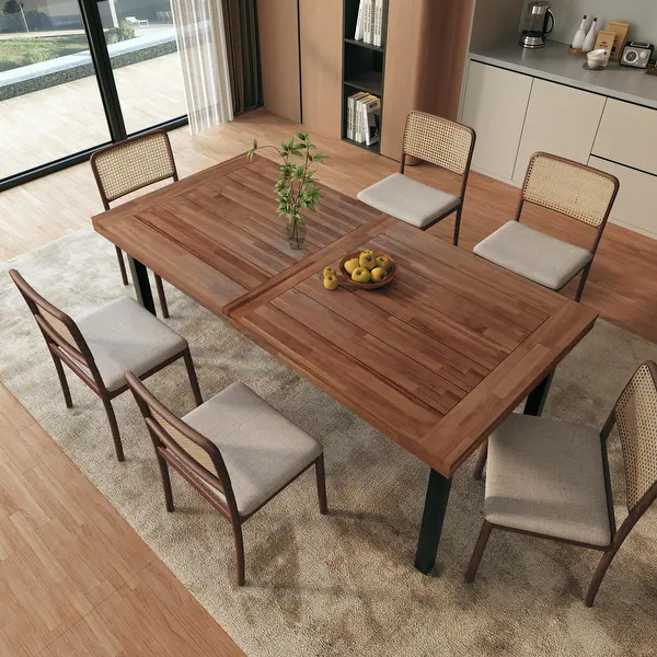 Rectangular Wood Dining Table