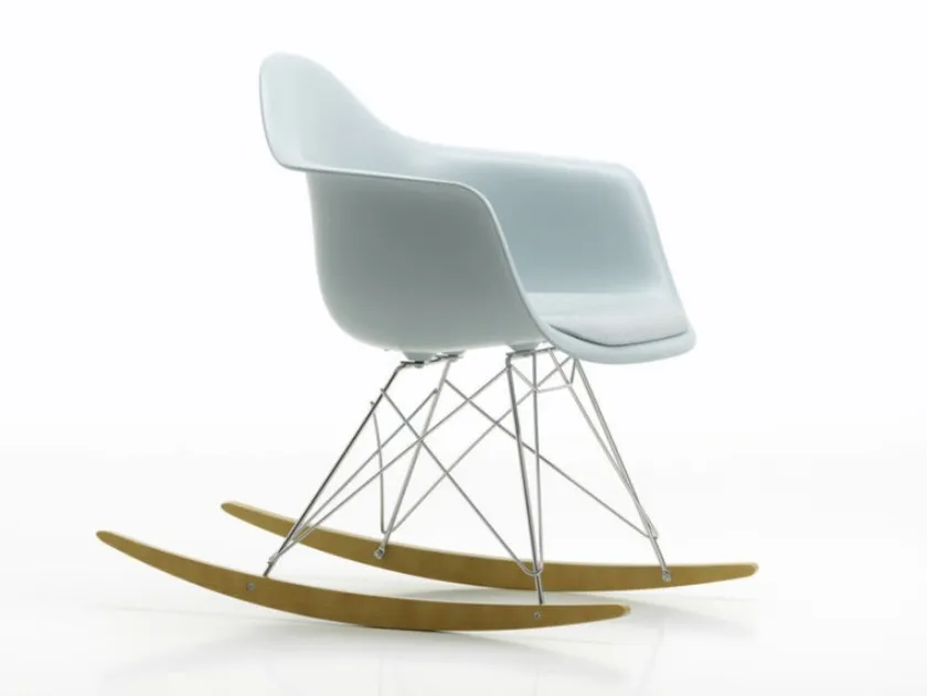 Vitra RAR White Mid-Century Modern Rocking Chair