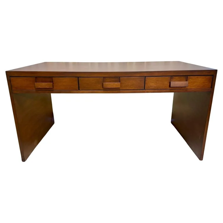 Mid-Century Modern Oak Writing Desk