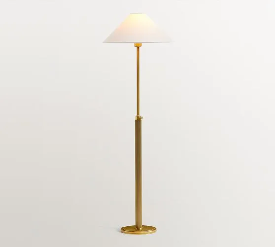 Chambers Brushed Gold Floor Lamp