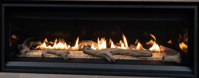 Superior Contemporary Linear Fireplace
