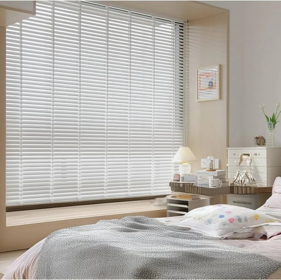 White Aluminum Venetian Window Blinds