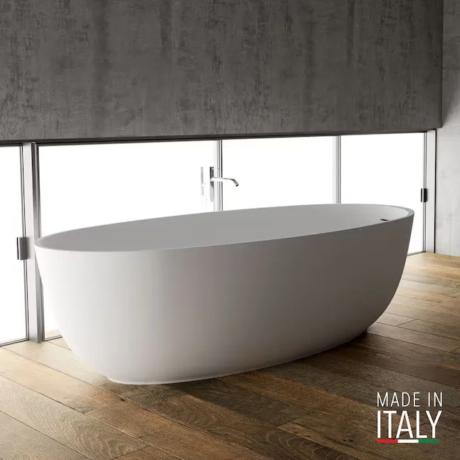 Ruvati Canali Oval Freestanding Bathtub