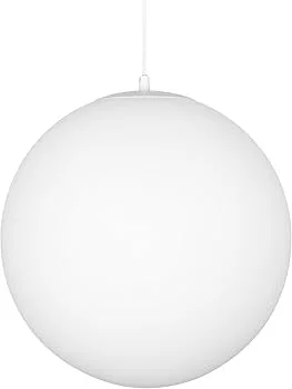 Ceres White Glass Globe Pendant Light