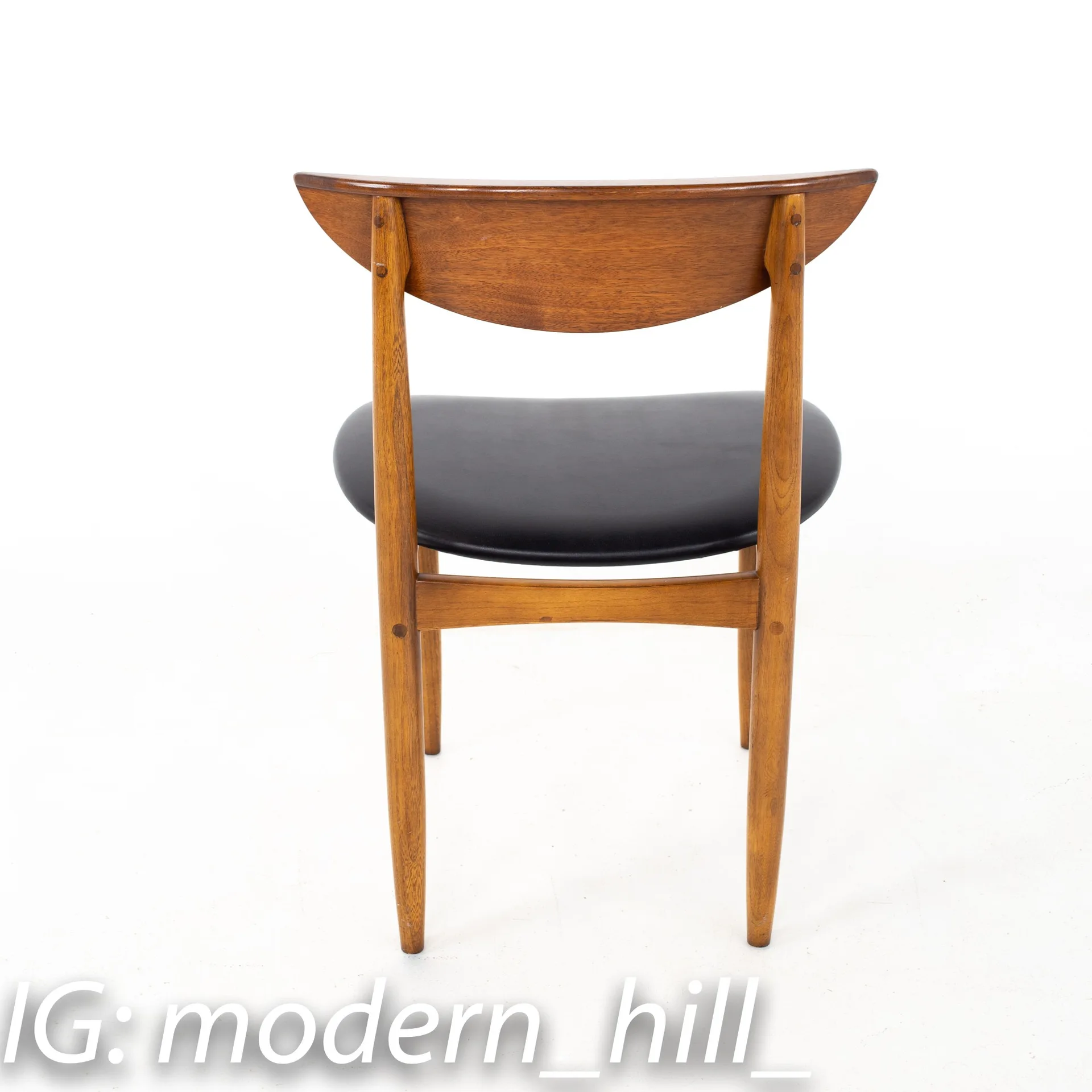 Lane Perception Mid-Century Modern Walnut Dining Chair