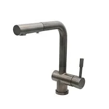 Nassau Brushed Steel Kitchen Faucet