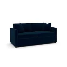 Blue Velvet Sofa