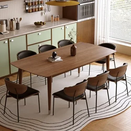 Mid-Century Modern Walnut Dining Table