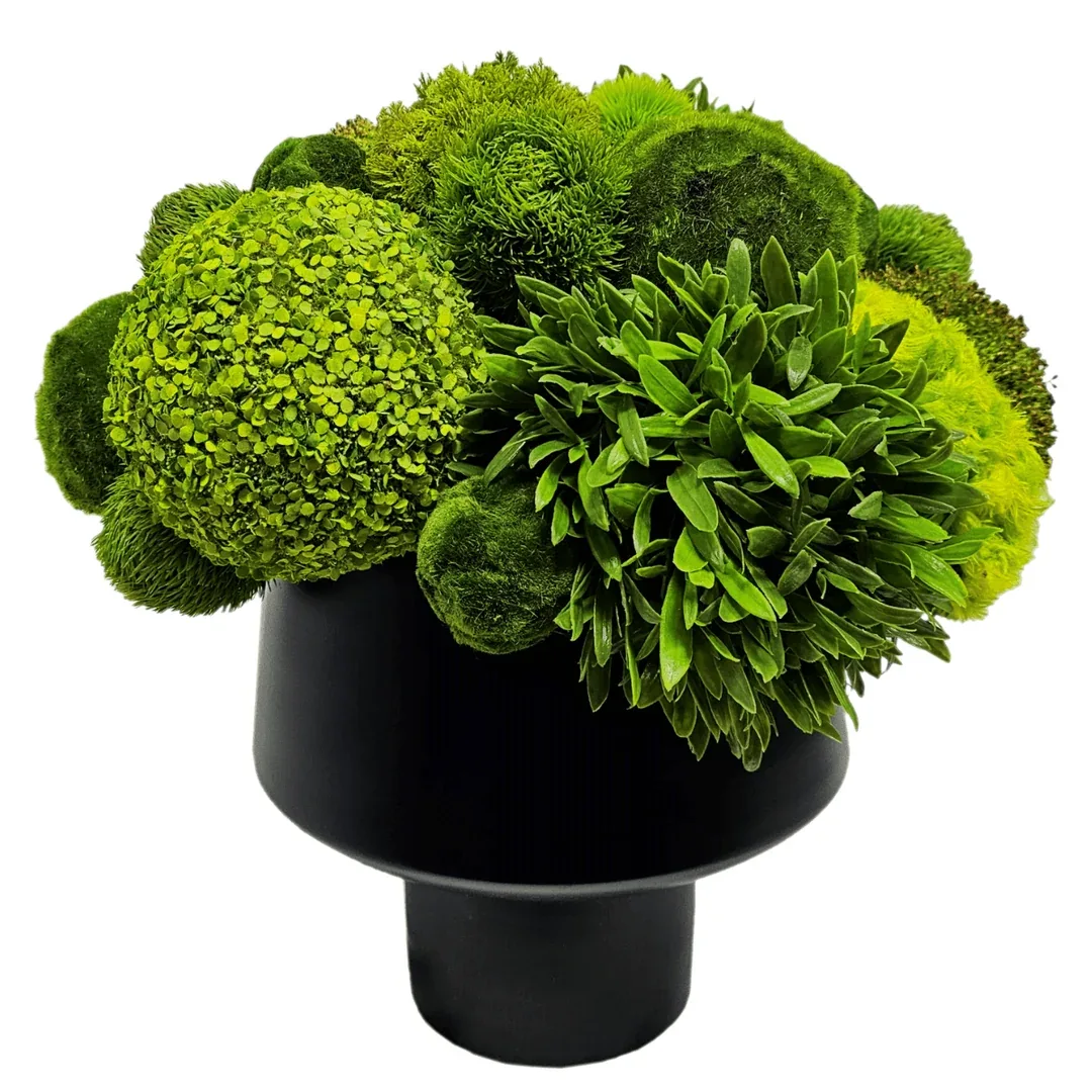 Matte Black Metal Decorative Bowl
