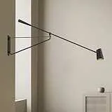 Matte Black Metal Wall Sconce