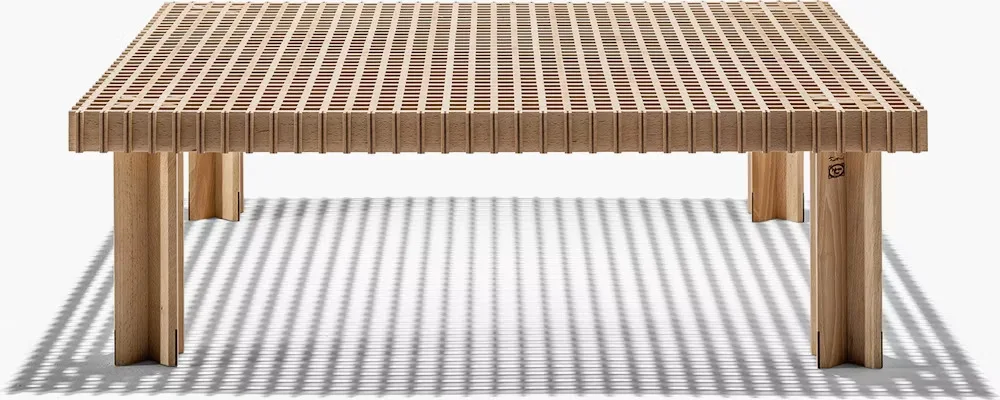 Kyoto Square Wood Coffee Table