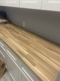 Staining advice for light oak butcher block