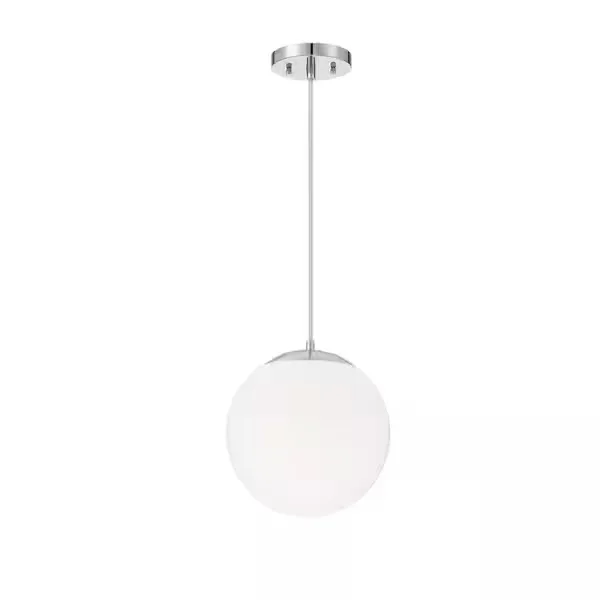 Craftmade Gaze Chrome Globe Pendant Light