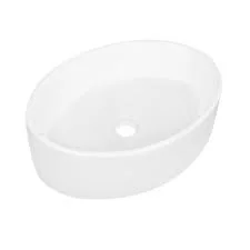 DeerValley Horizon Oval White Vessel Sink