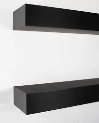 Matte Black Floating Shelf