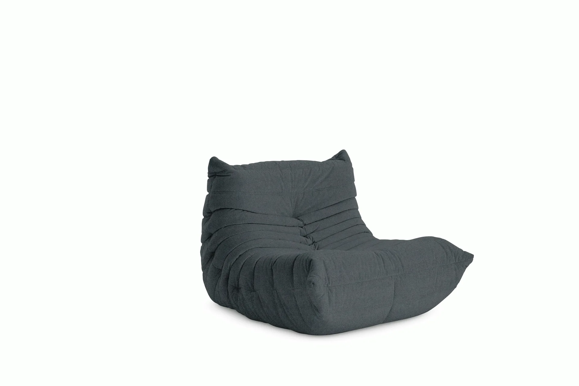TOGO Gray Velvet Lounge Chair