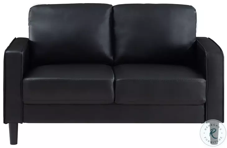 Black Leather Sofa