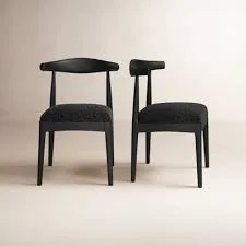 Black Upholstered Dining Chair