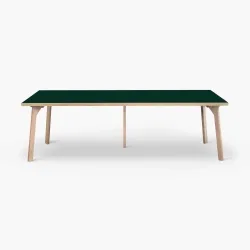 Rectangular Green Dining Table