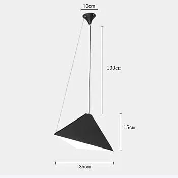 Minimalist Black Metal Pendant Light