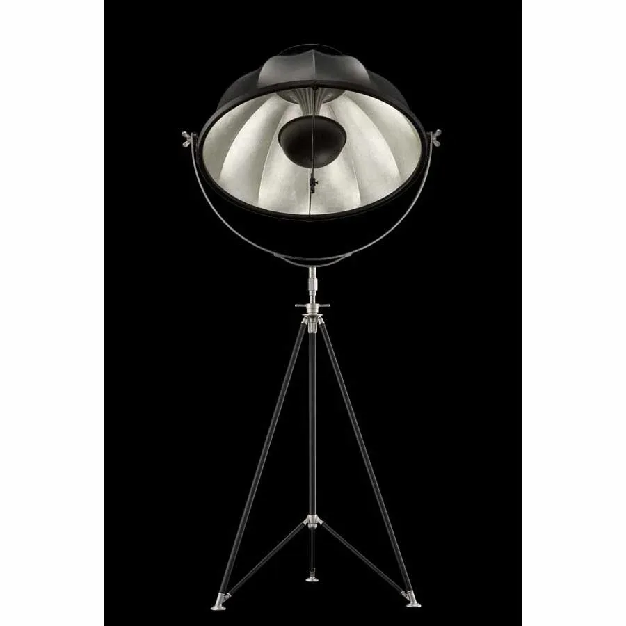 Black Metal Tripod Floor Lamp