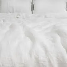 White Linen Duvet Bedding Set