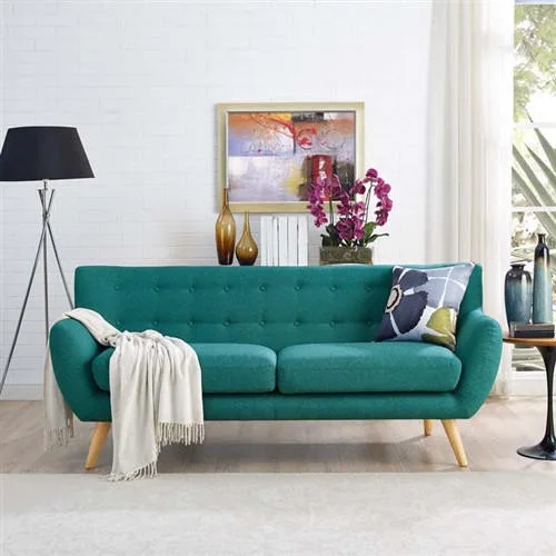 Modway Remark Mid-Century Modern Upholstered Loveseat