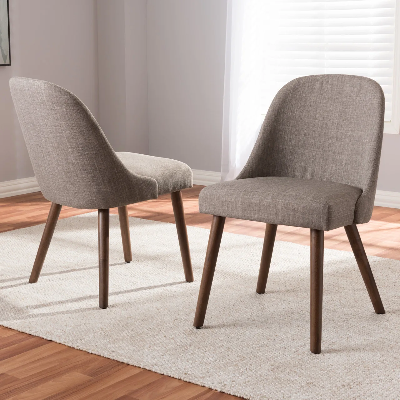 Cody Mid-Century Modern Fabric Dining Chair