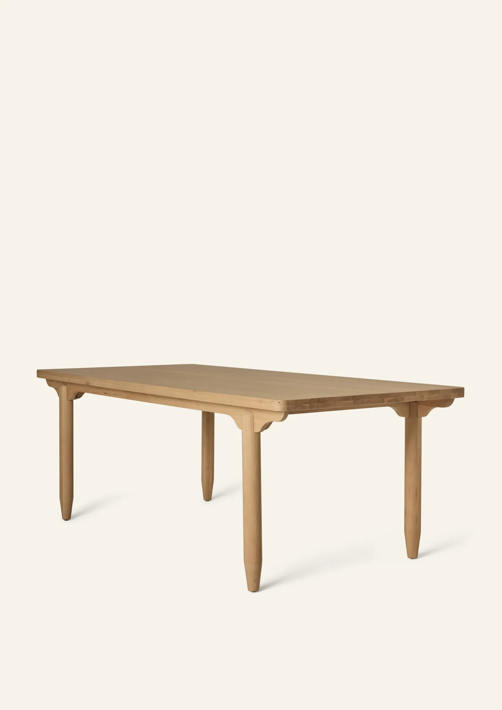 Anders Rectangular Natural Wood Dining Table