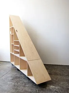 Modern Slanted Bookcase