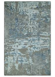Abstract Wool Area Rug
