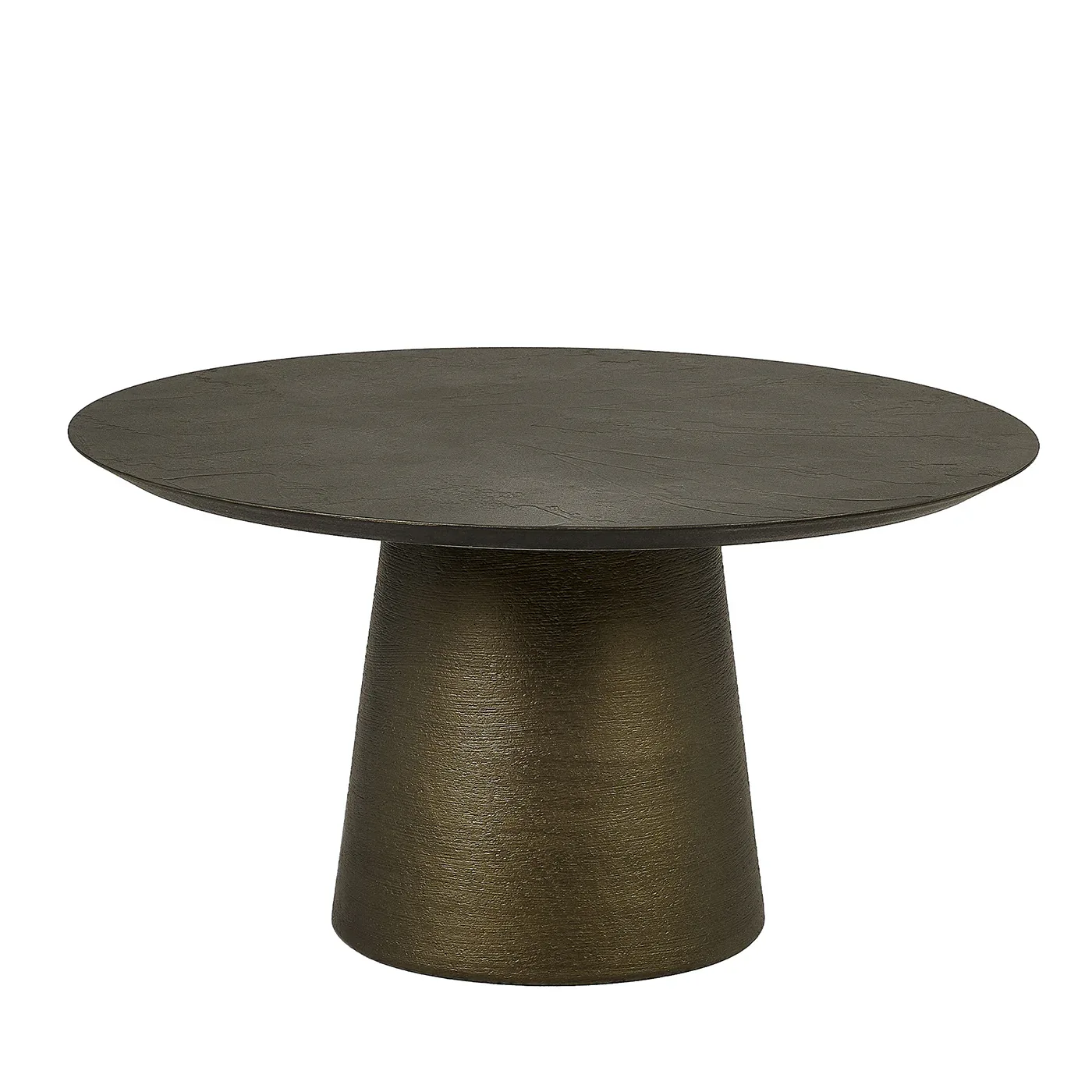 Round Bronze Coffee Table