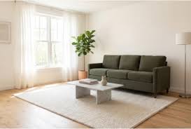 Santana Olive Green Velvet Sofa
