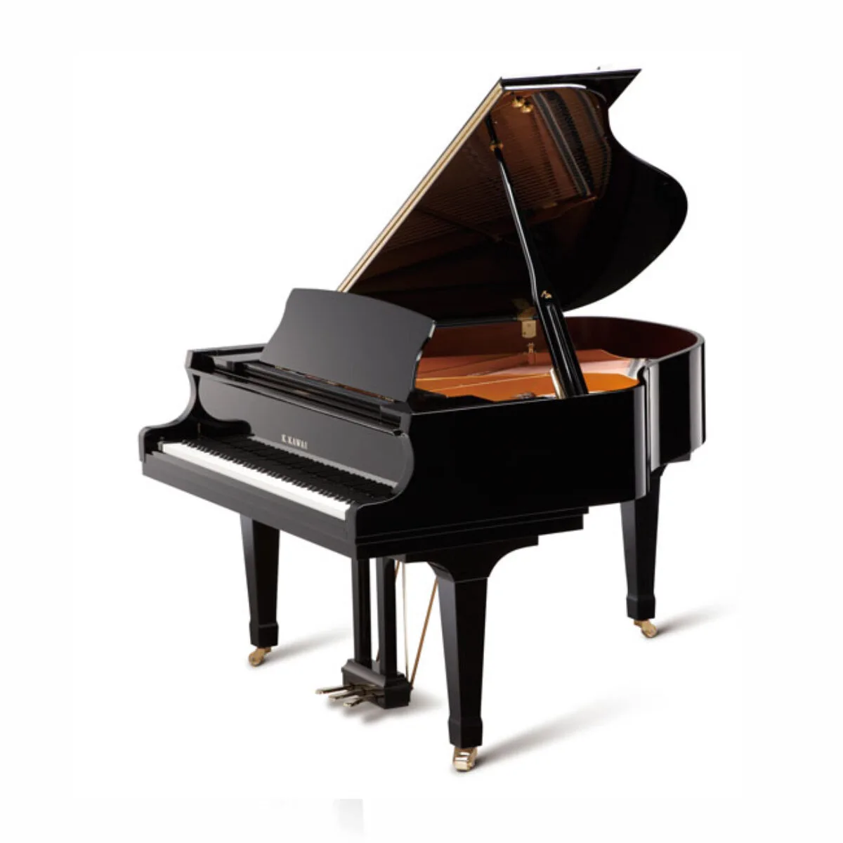 Polished Black Grand Piano