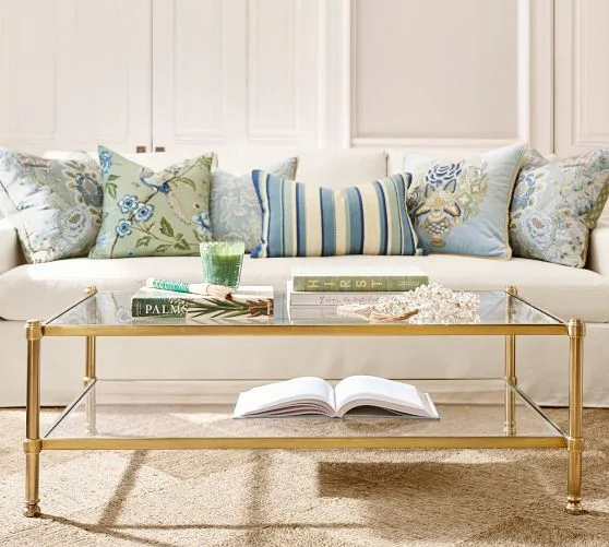 Everson Rectangular Glass Coffee Table