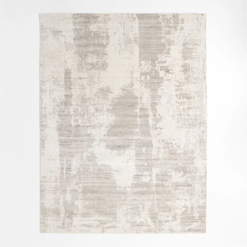 Tottori Abstract Gray Area Rug