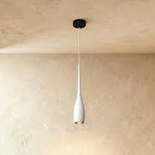 Teyara Minimalist White Aluminum Pendant Light