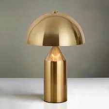 Brushed Gold Metal Table Lamp