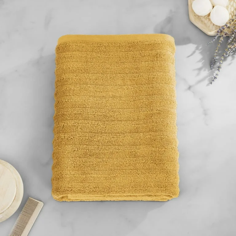 Textured Cotton Bath Towel
