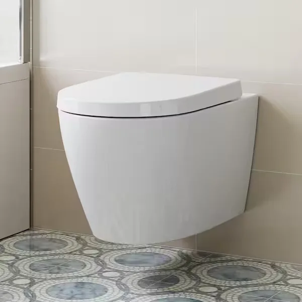 HOROW Modern White Wall Mounted Toilet