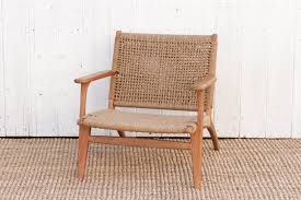 Mid-Century Modern Teak Accent Armchair