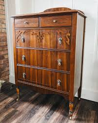 Antique Wood Chest Of Drawers