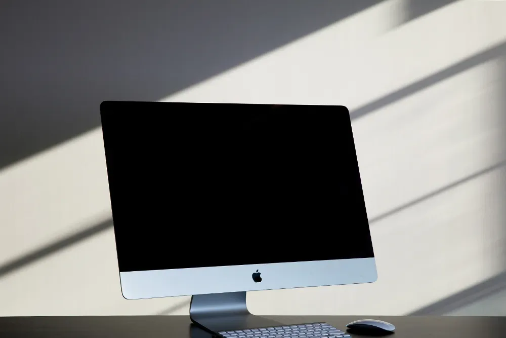 Silver Aluminum All In One Computer